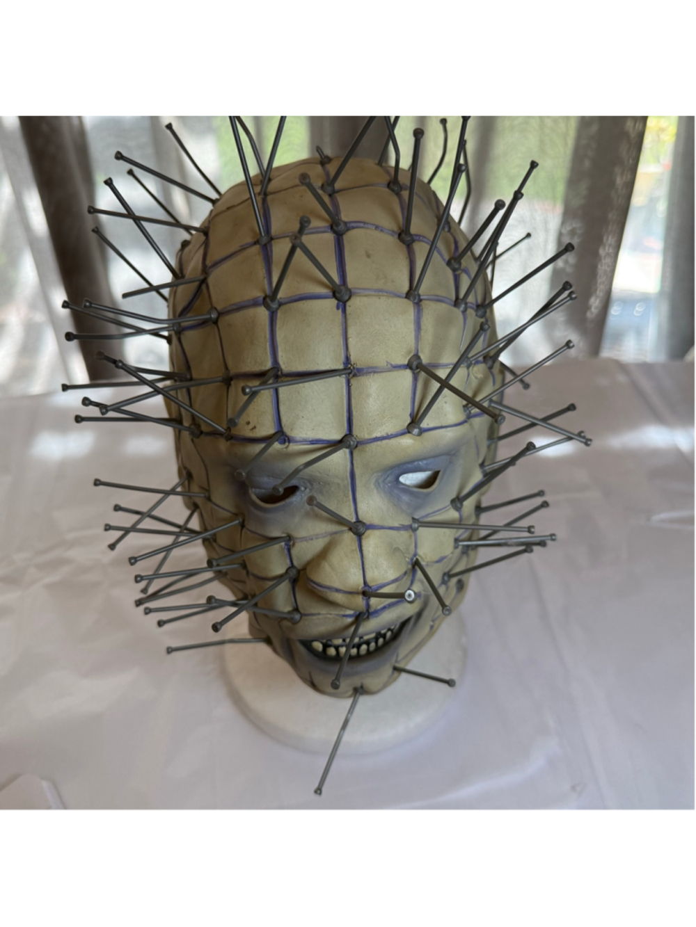 2009 Reel Games Hellraiser pinhead latex mask Halloween horror costume OS